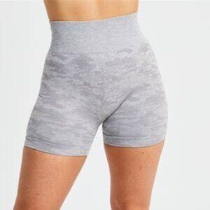 Camo Seamless Shorts - Grey